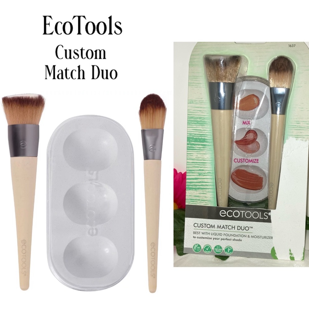 EcoTools Custom Match Duo Mixing Palette Brush Set